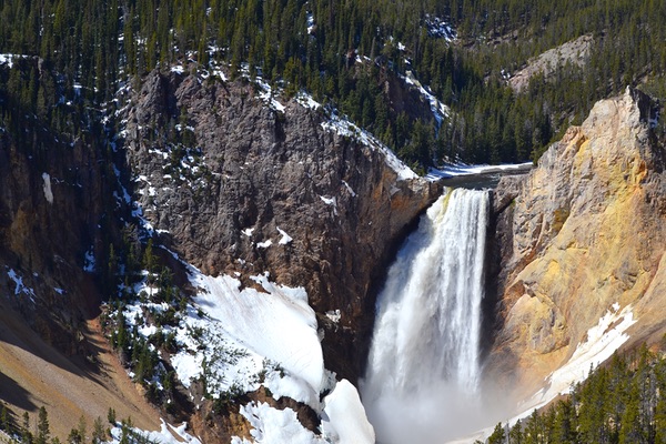 Upper Falls of the Yellowstone, Wyoming