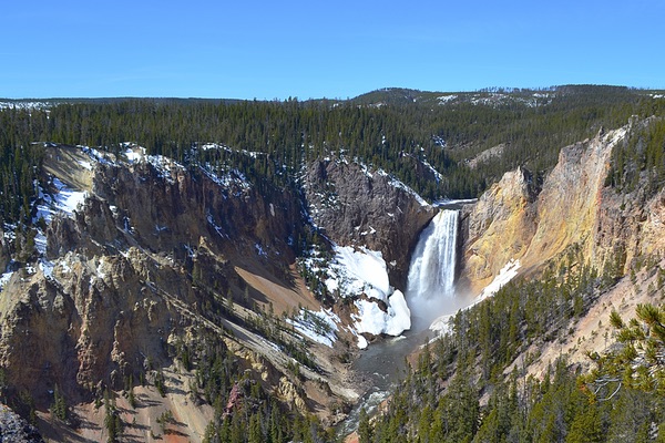 Upper Falls of the Yellowstone, Wyoming
