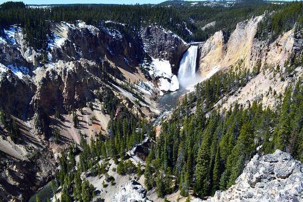 Upper Falls of the Yellowstone, Wyoming