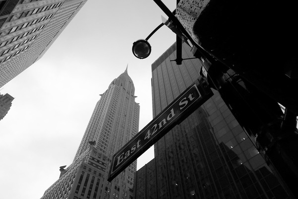 East 42nd St. & Chrysler Building, New York City, New York