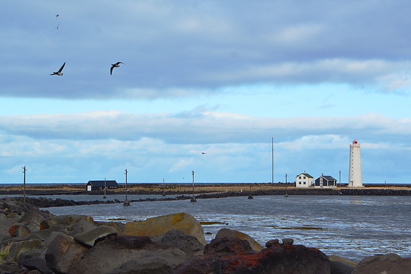 Grótta Island Lighthouse, Reykjavik, Iceland
